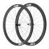 Juego de ruedas de bicicleta de carretera ultraligero 1195g 700C delantero 45x28mm trasero 55x28mm con freno de disco Carbono Tubeless